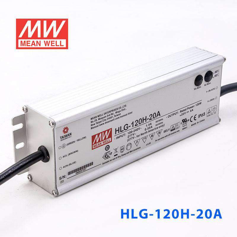 Mean Well HLG-120H-20A Power Supply 120W 20V - Adjustable 6A - PHOTO 1