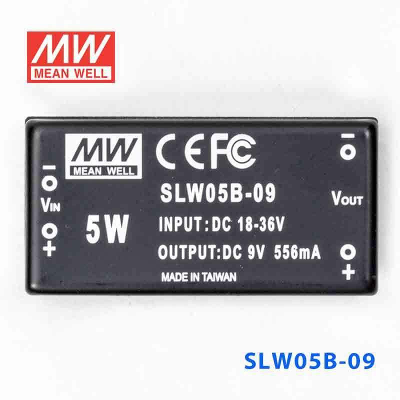 Mean Well SLW05B-09 DC-DC Converter - 5W - 18~36V in 9V out 556mA - PHOTO 2