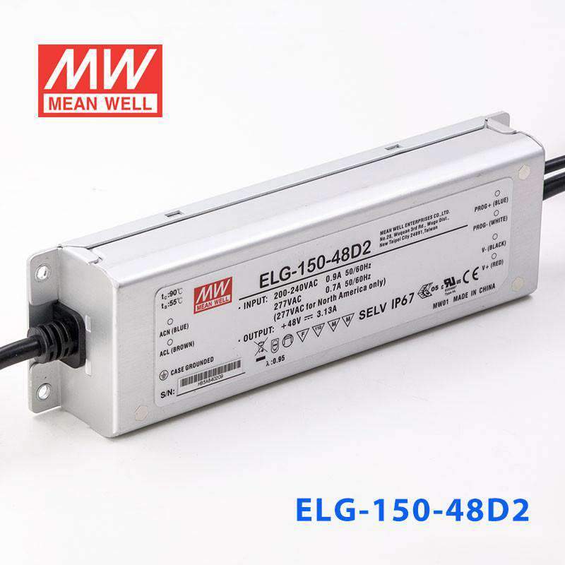 Mean Well ELG-150-48D2 AC-DC Single output LED Driver Mix Mode (CV+CC) with PFC 3.13A - PHOTO 1