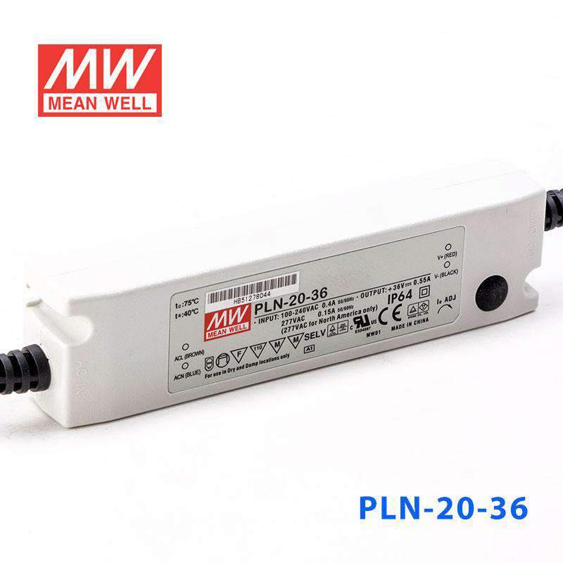 Mean Well PLN-20-36 Power Supply 20W 36V - IP64 550mA - PHOTO 1