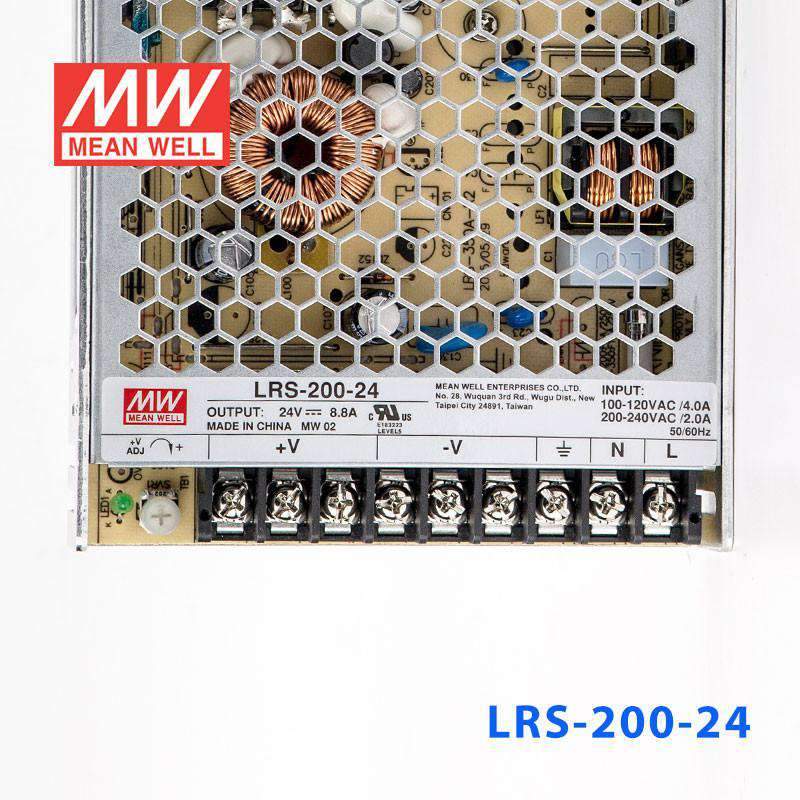 Mean Well LRS-200-24 Power Supply 200W 24V 8.8A - PHOTO 2