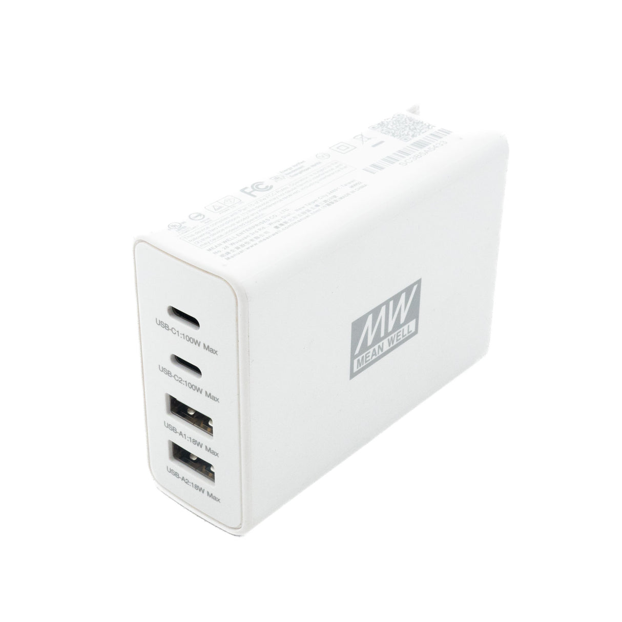 Mean Well NGE100U 100W 4-Port USB GaN Fast Charger 3A - PHOTO 4