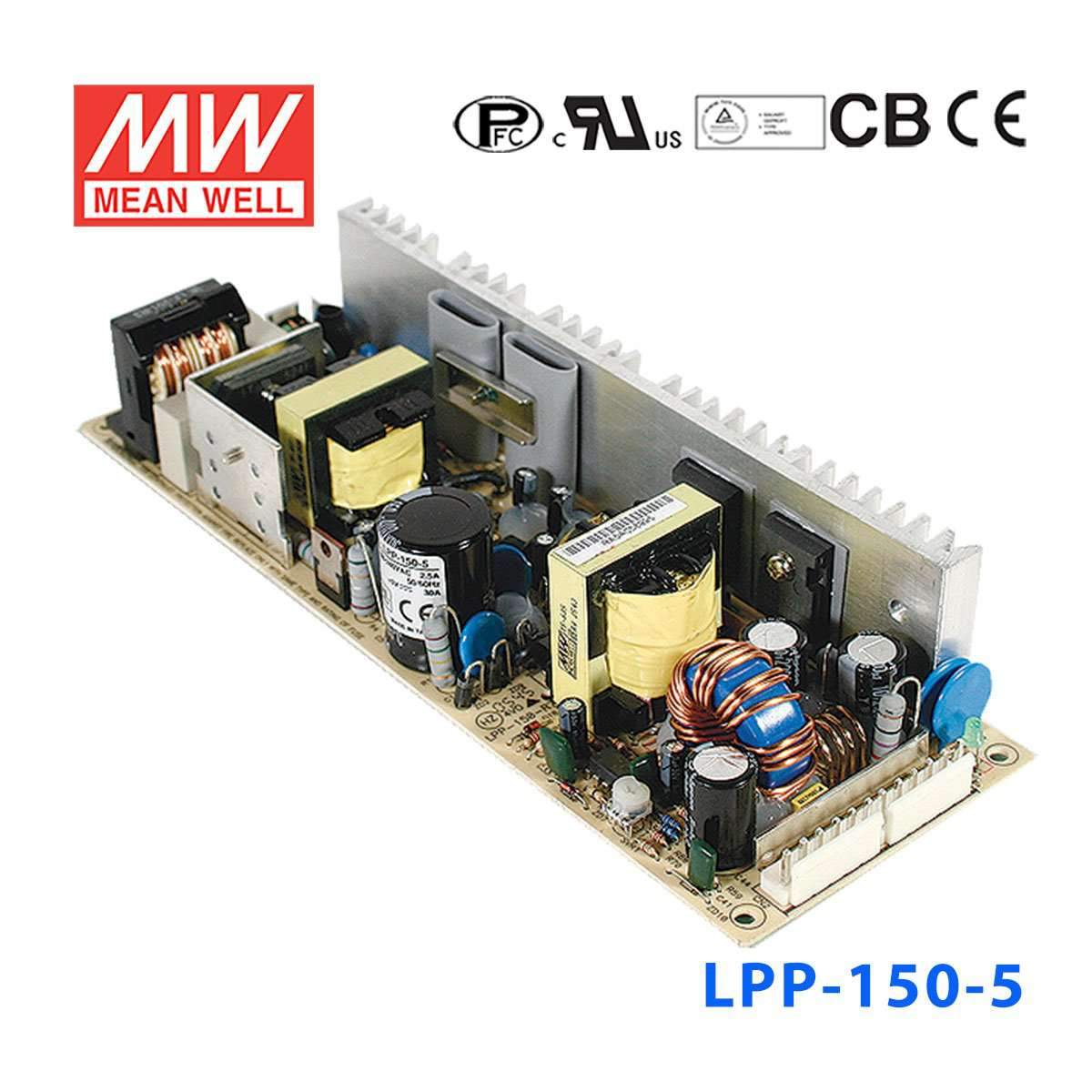 Mean Well LPP-150-5 Power Supply 150W 5V 30A