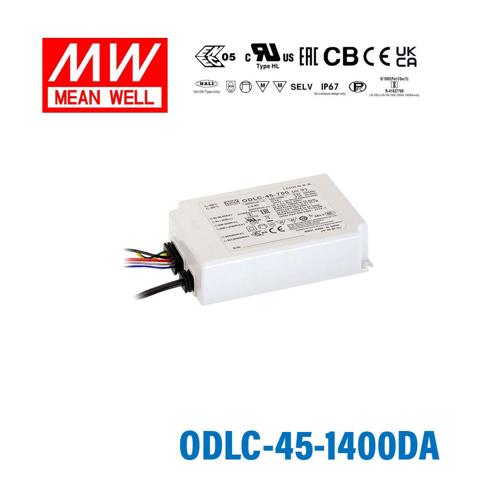 Mean Well ODLC-45-1400DA Power Supply 45W 1400mA, DALI
