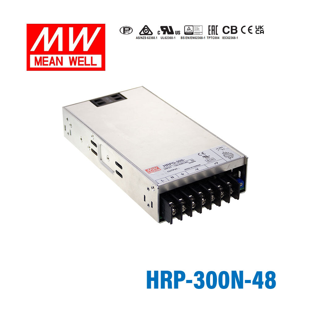 Mean Well HRP-300N-48 High Peak-Power Power Supply 300W 48V