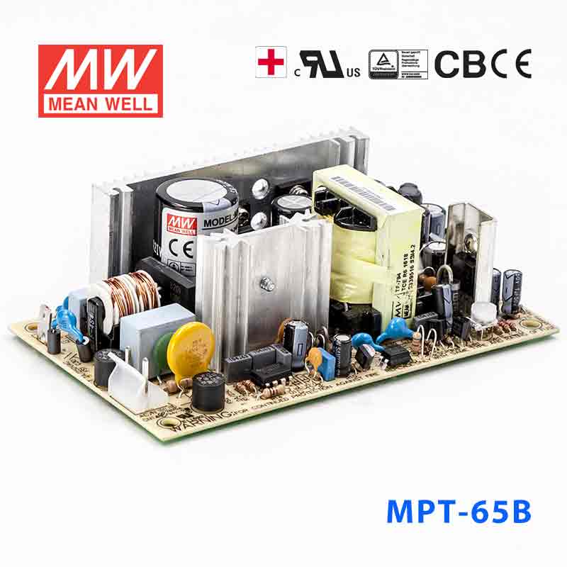 Mean Well MPT-65B Power Supply 65W 5V 12V -12V 5.5A