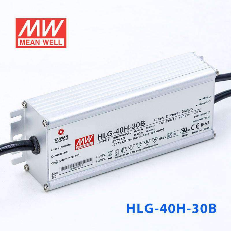 Mean Well HLG-40H-30B Power Supply 40W 30V - Dimmable 1.34A - PHOTO 1