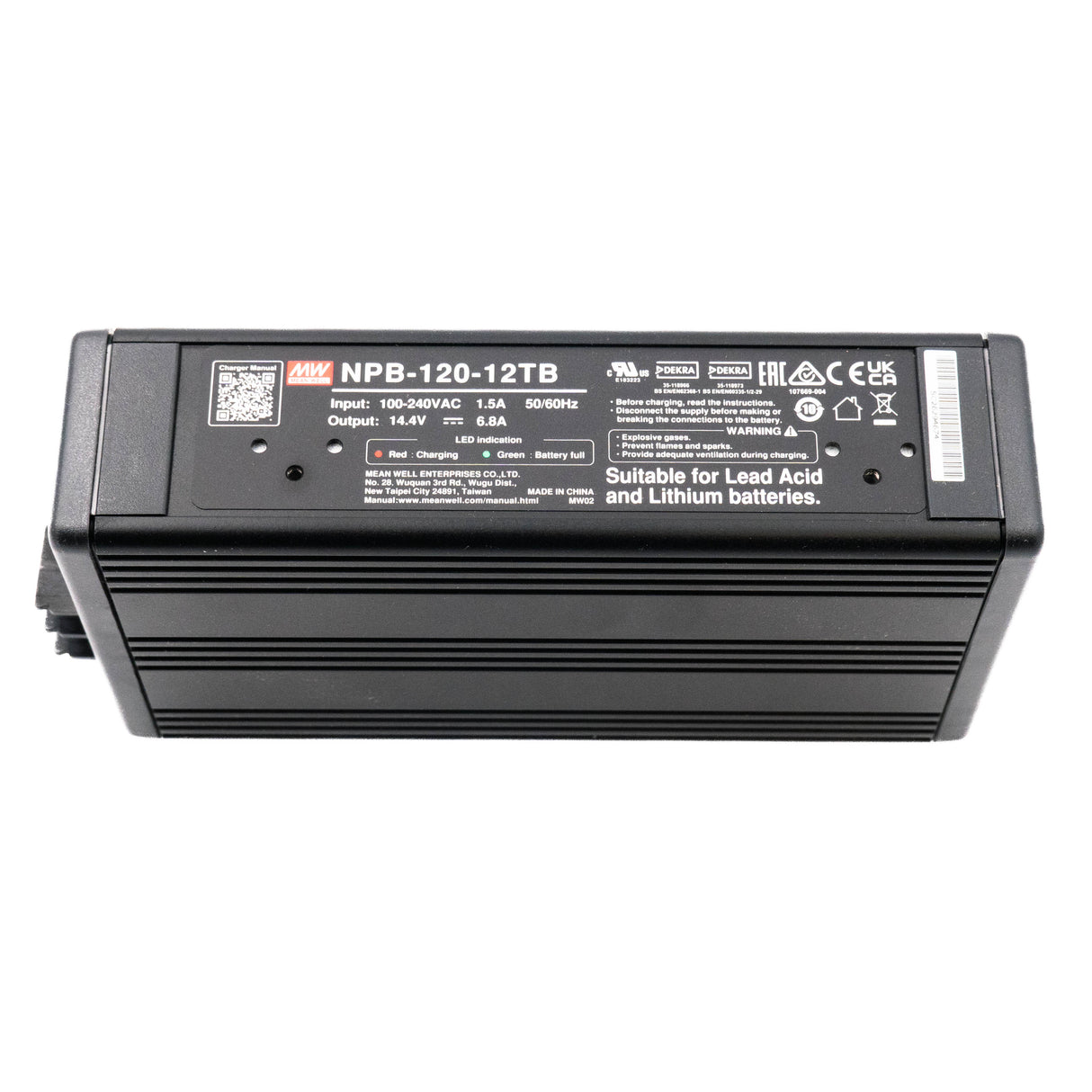 Mean Well NPB-120-24TB Battery Charger 120W 24V Terminal Block 4A - PHOTO 1