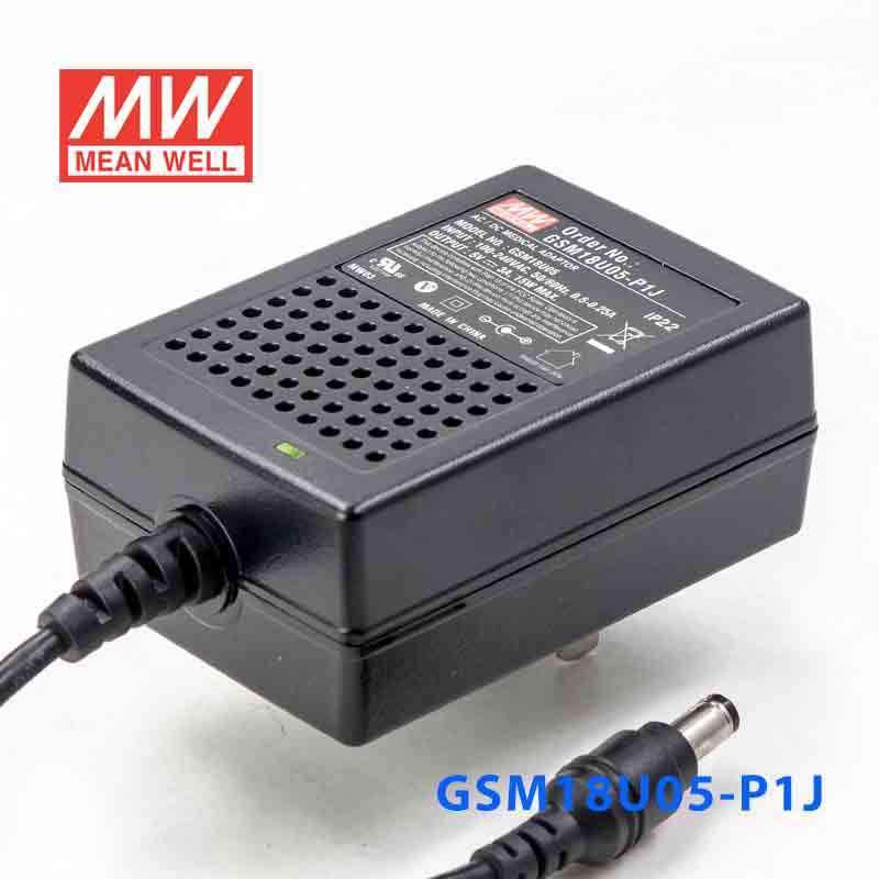 Mean Well GSM18U05-P1J Power Supply 15W 5V 3A - PHOTO 1