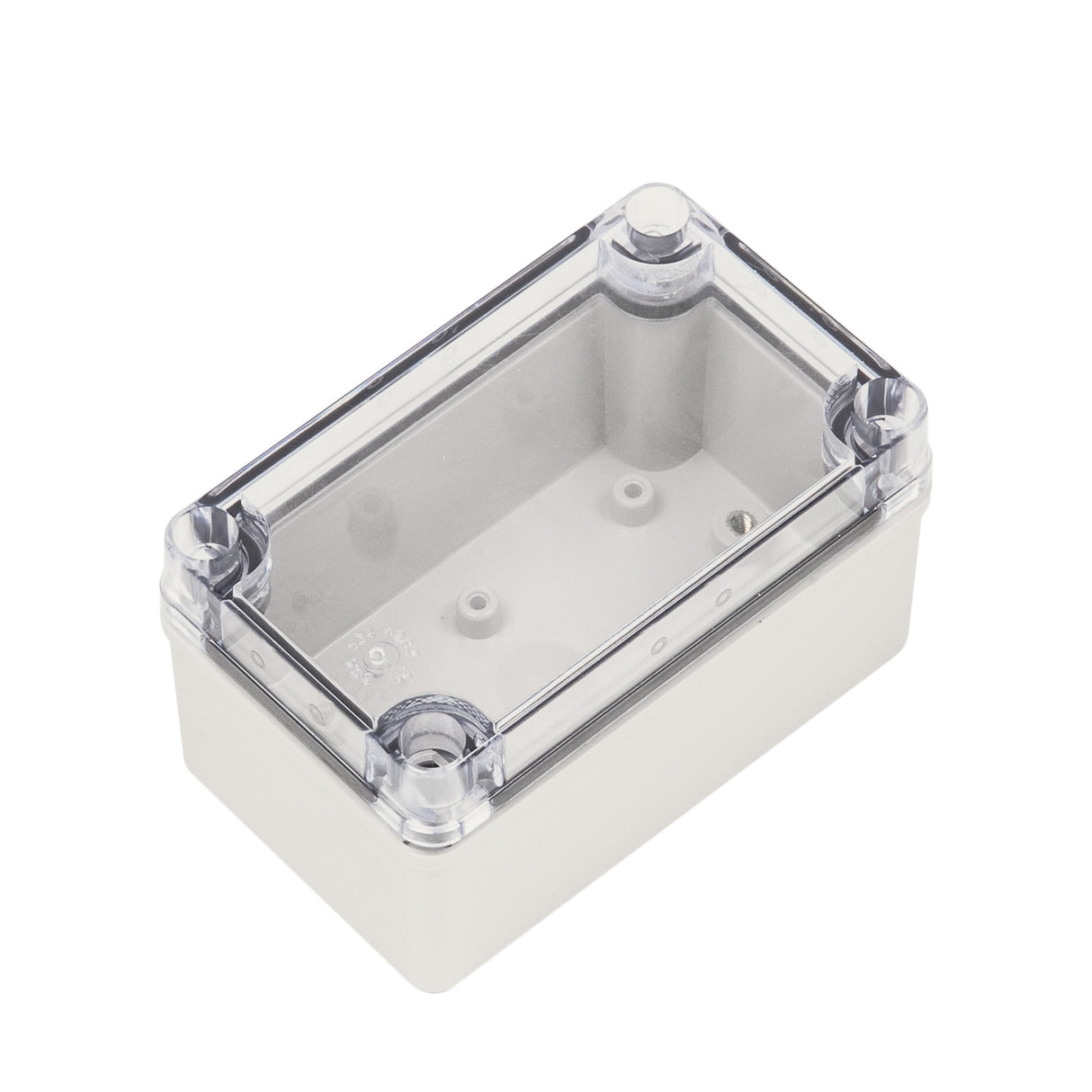 Boxco S-Series 3.15 x 5.12 x 2.76 Inches(80x130x70mm) Plastic Enclosure, IP67, IK08, ABS, Transparent Cover, Screw Type - PHOTO 2