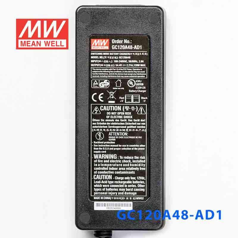 Mean Well GC120A48-AD1 Portable Chargers 120.2W 54.4V 2.21A - Green Adaptor - PHOTO 2