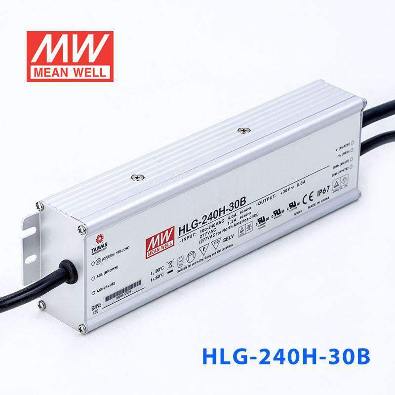 Mean Well HLG-240H-30B Power Supply 240W 30V- Dimmable 8A - PHOTO 1