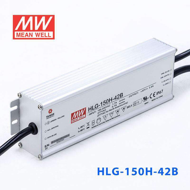 Mean Well HLG-150H-42B Power Supply 150W 42V- Dimmable