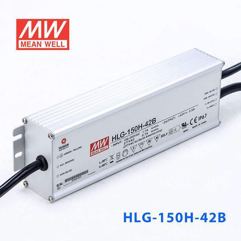Mean Well HLG-150H-42B Power Supply 150W 42V- Dimmable - PHOTO 1