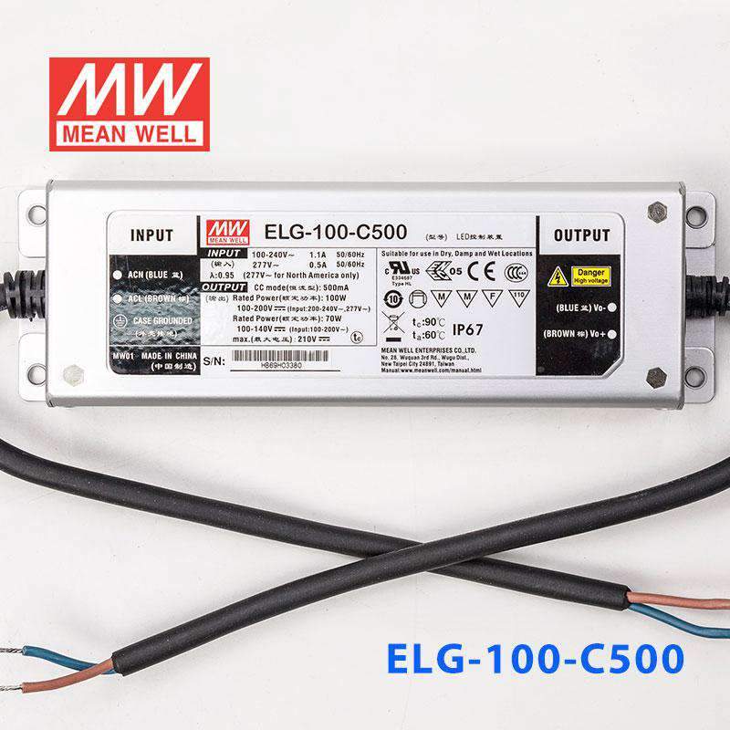 Mean Well ELG-100-C500 Power Supply 100W 500mA - PHOTO 2
