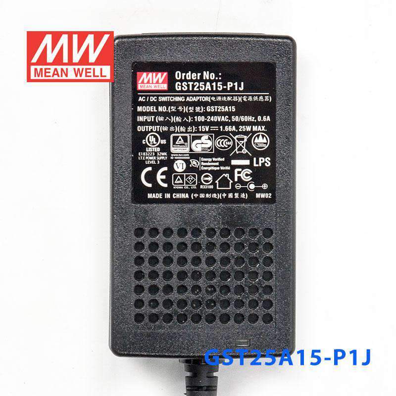 Mean Well GST25A15-P1JPower Supply 25W 15V 1.66A - PHOTO 2