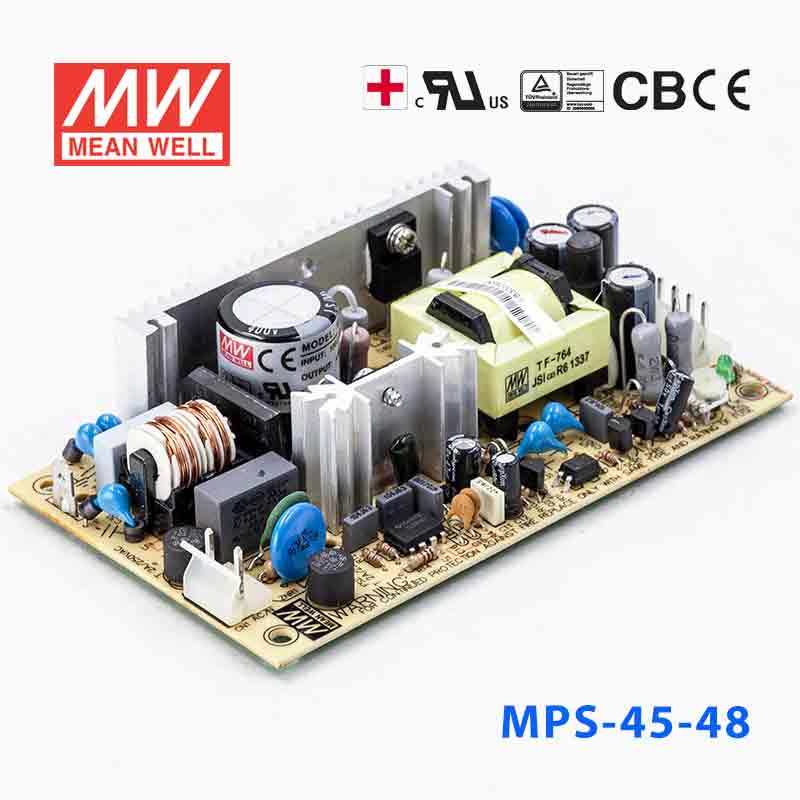 Mean Well MPS-45-48 Power Supply 45W 48V 1A