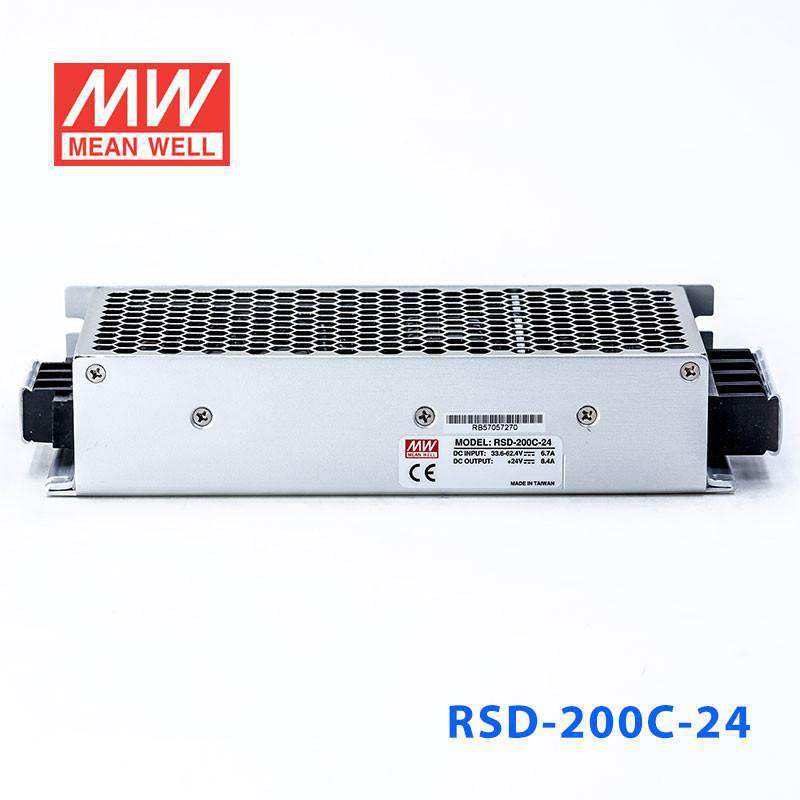 Mean Well RSD-200C-24 DC-DC Converter - 201.6W - 33.6~62.4V in 24V out 8.4A - PHOTO 2