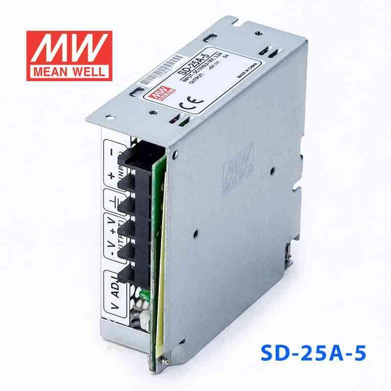 Mean Well SD-25A-5 DC-DC Converter - 25W - 9.2~18V in 5V out 5A - PHOTO 1