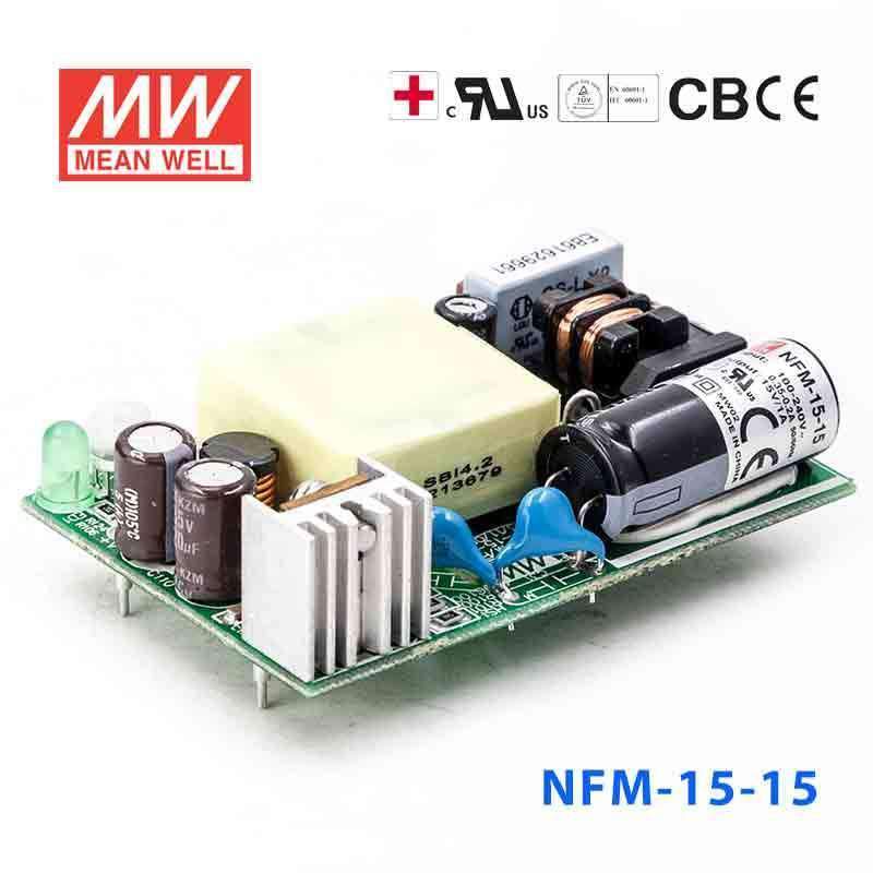 Mean Well NFM-15-15 Power Supply 15W 15V 1A