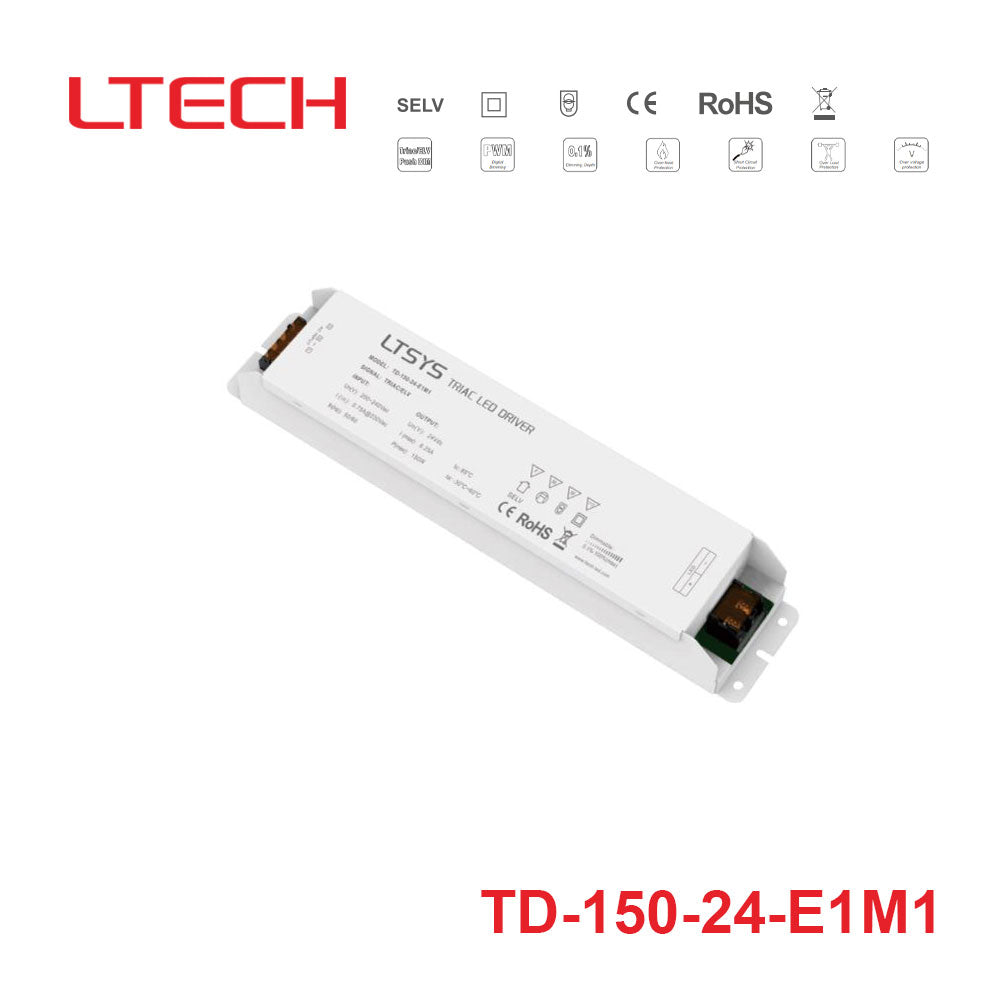 LTECH TD-150-24-E1M1 150W 24VDC CV Triac Driver