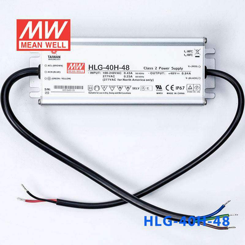 Mean Well HLG-40H-48 Power Supply 40W 48V 840mA - PHOTO 2