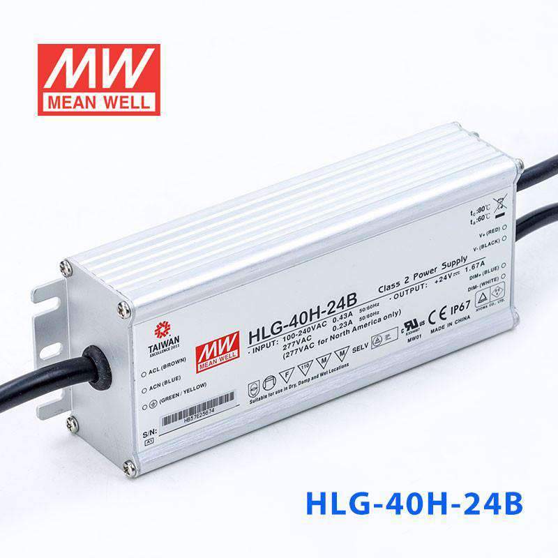 Mean Well HLG-40H-24B Power Supply 40W 24V - Dimmable - PHOTO 1