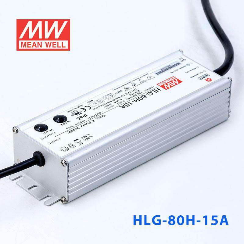 Mean Well HLG-80H-15A Power Supply 75W 15V - Adjustable 5A - PHOTO 3