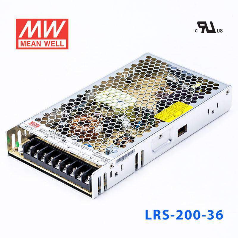 Mean Well LRS-200-36 Power Supply 200W 36V 5.9A