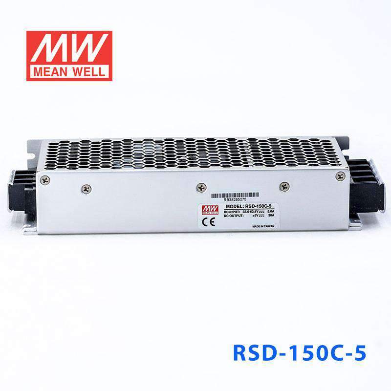 Mean Well RSD-150C-5 DC-DC Converter - 150W - 33.6~62.4V in 5V out 30A - PHOTO 2