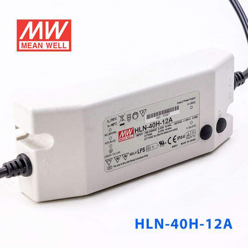 Mean Well HLN-40H-12A Power Supply 40W 12V - IP64, Adjustable 3.33A - PHOTO 1
