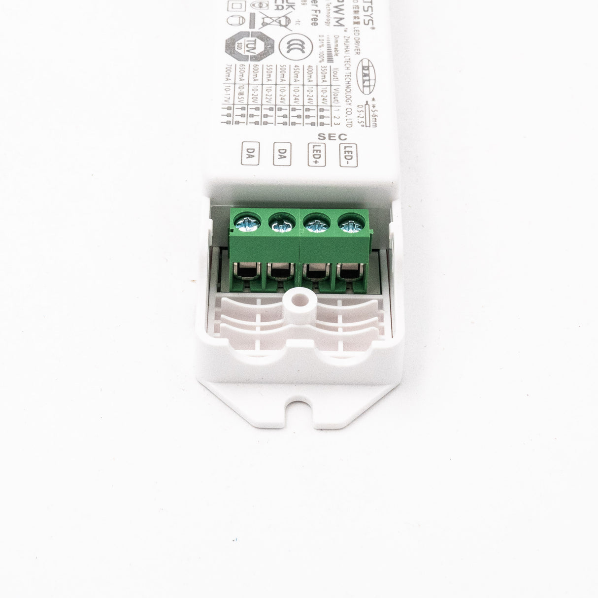 LTECH SE-12-350-700-W1D 12W 350mA ~ 700mA CC DALI2 LED Driver - Selectable Output - PHOTO 3