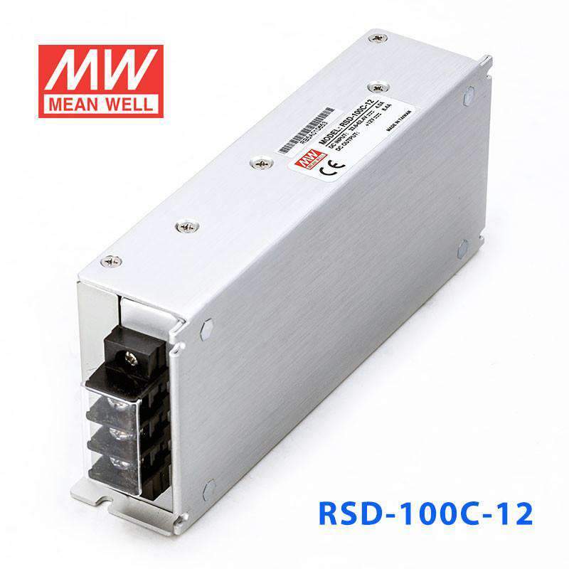 Mean Well RSD-100C-12 DC-DC Converter - 100.8W - 33.6~62.4V in 12V out 8.4A - PHOTO 1