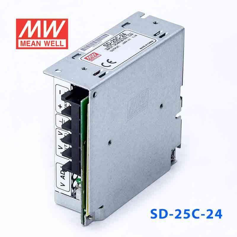 Mean Well SD-25C-24 DC-DC Converter - 25W - 36~72V in 24V out 1.1A - PHOTO 1