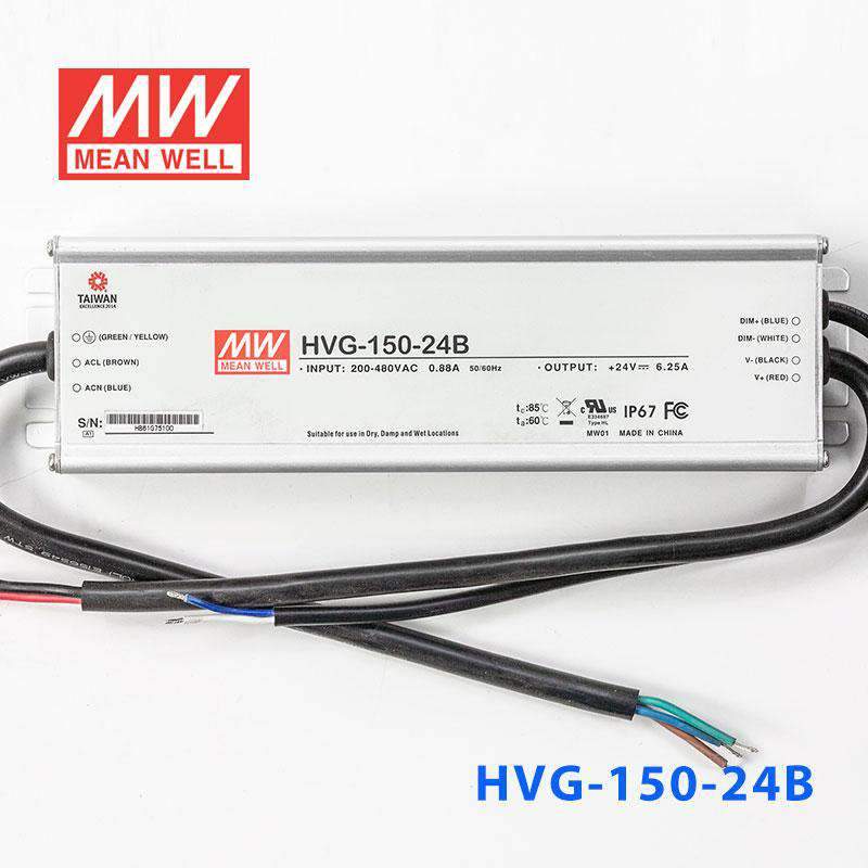 Mean Well HVG-150-24B Power Supply 150W 24V - Dimmable 6.25A - PHOTO 2