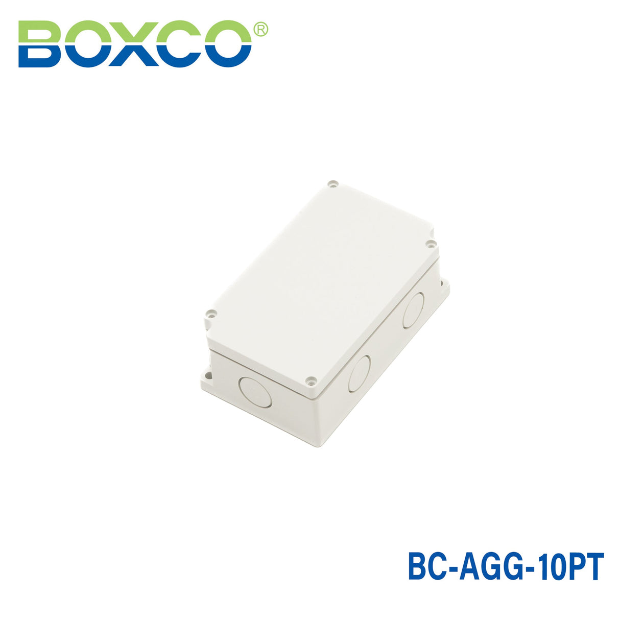 Boxco BC - AGG - 10PT Terminal Box 10pins stair type ABS Grey - BC - AGG - 10PT - powersupplymall.com