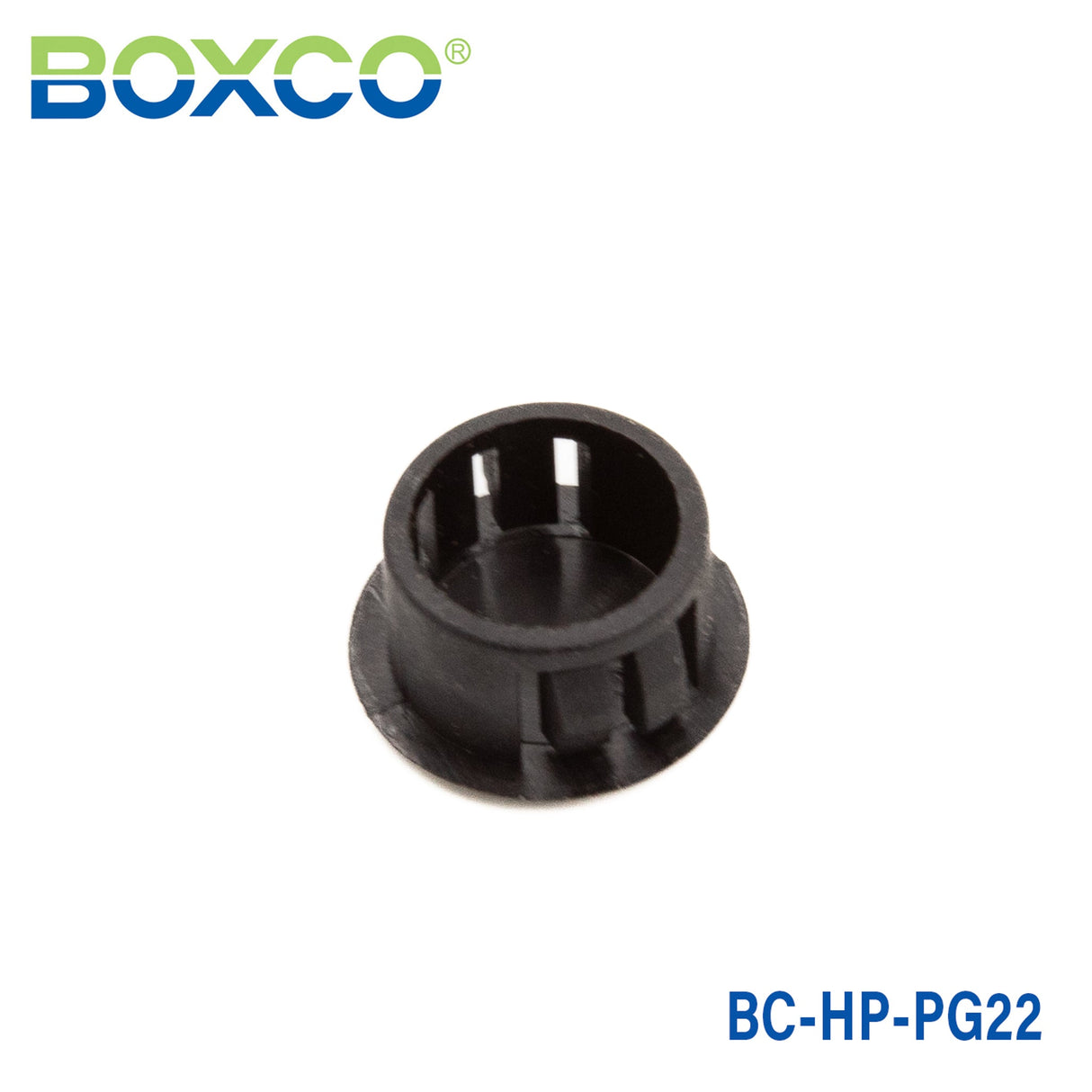 Boxco BC - HP - PG22 Hole plug Hole Size 22.2mm PA66 UL94 - V2 Black - BC - HP - PG22 - powersupplymall.com