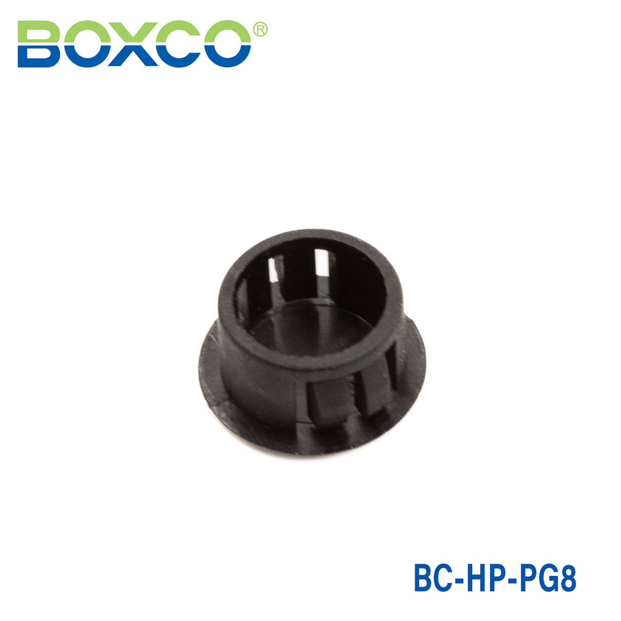 Boxco BC - HP - PG8 Hole plug Hole Size 7.8mm PA66 UL94 - V2 Black - BC - HP - PG8 - powersupplymall.com