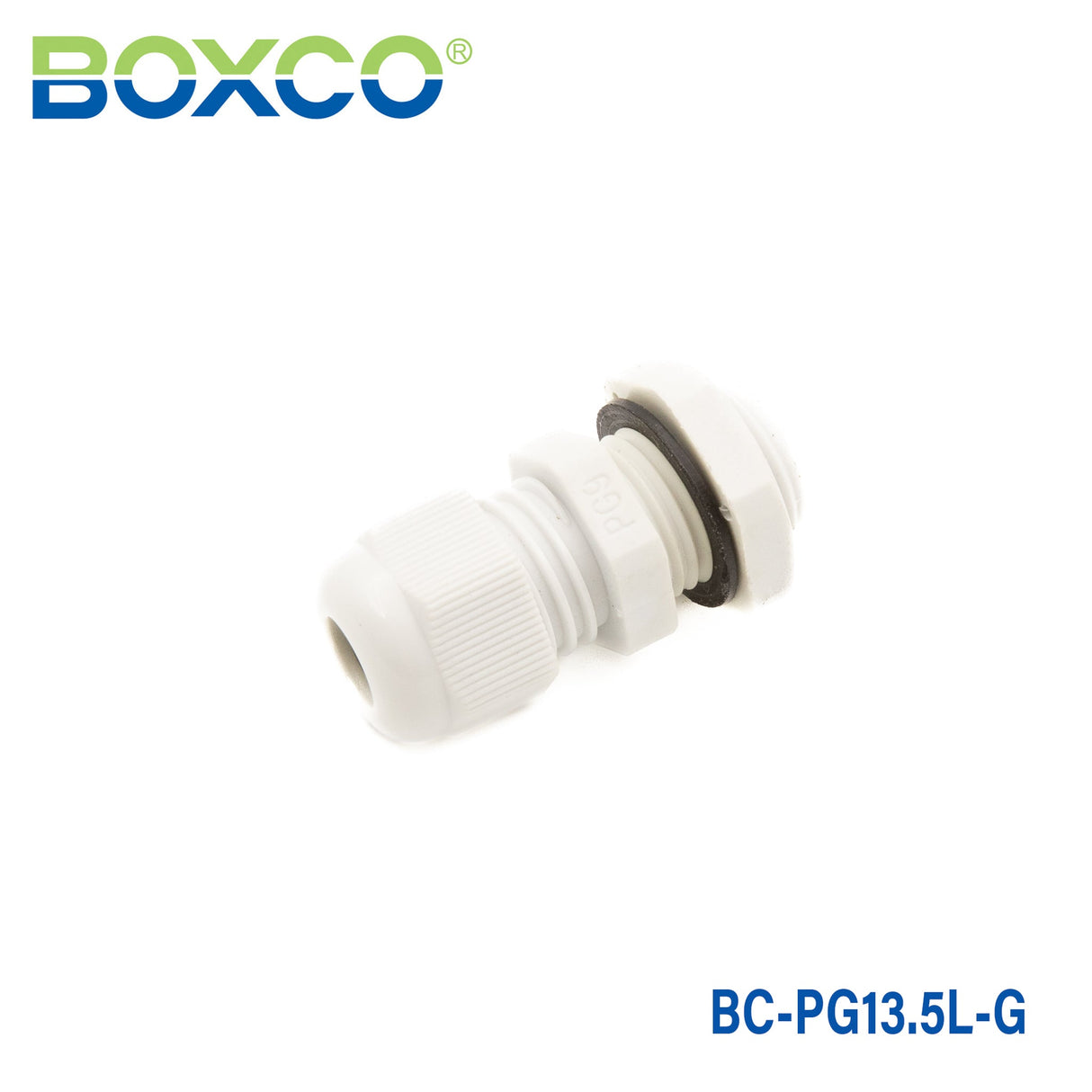Boxco BC - PG13.5L - G Plastic cable gland (BC - PG - LN Type) - BC - PG13.5L - G - powersupplymall.com