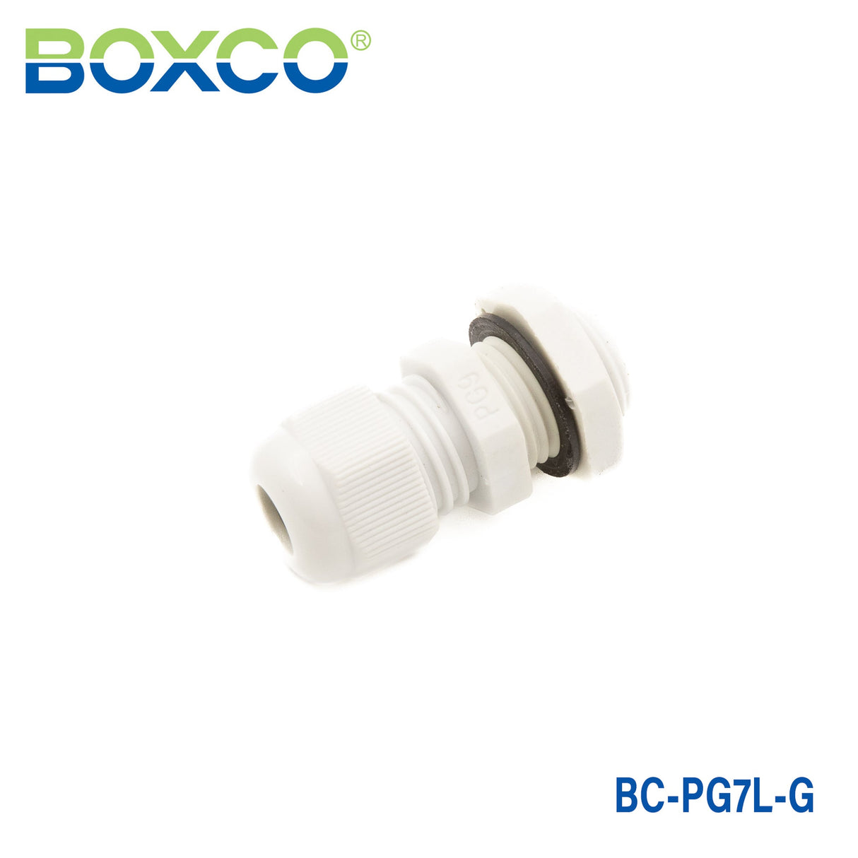Boxco BC - PG7L - G Cable Gland Plastic Grey - BC - PG7L - G - powersupplymall.com