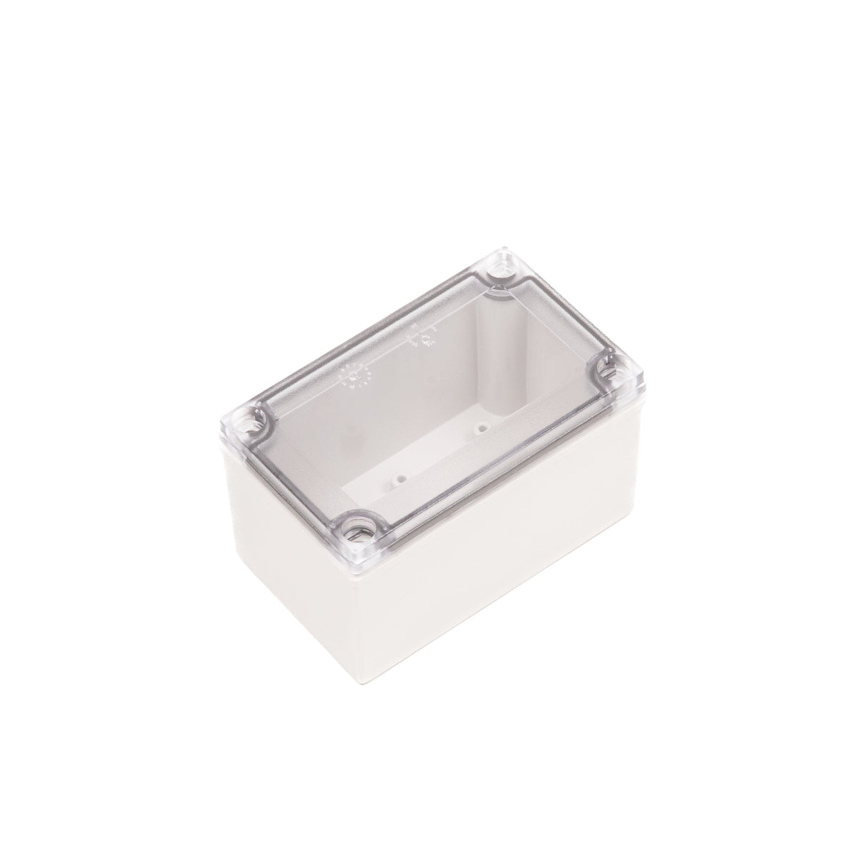 Boxco M - Series 3.15 x 5.12 x 2.95 Inches(80 x 130 x 75mm) Plastic Enclosure, IP67, IK08, ABS, Transparent Cover, Screw Type - BC - ATM - 081307 - powersupplymall.com