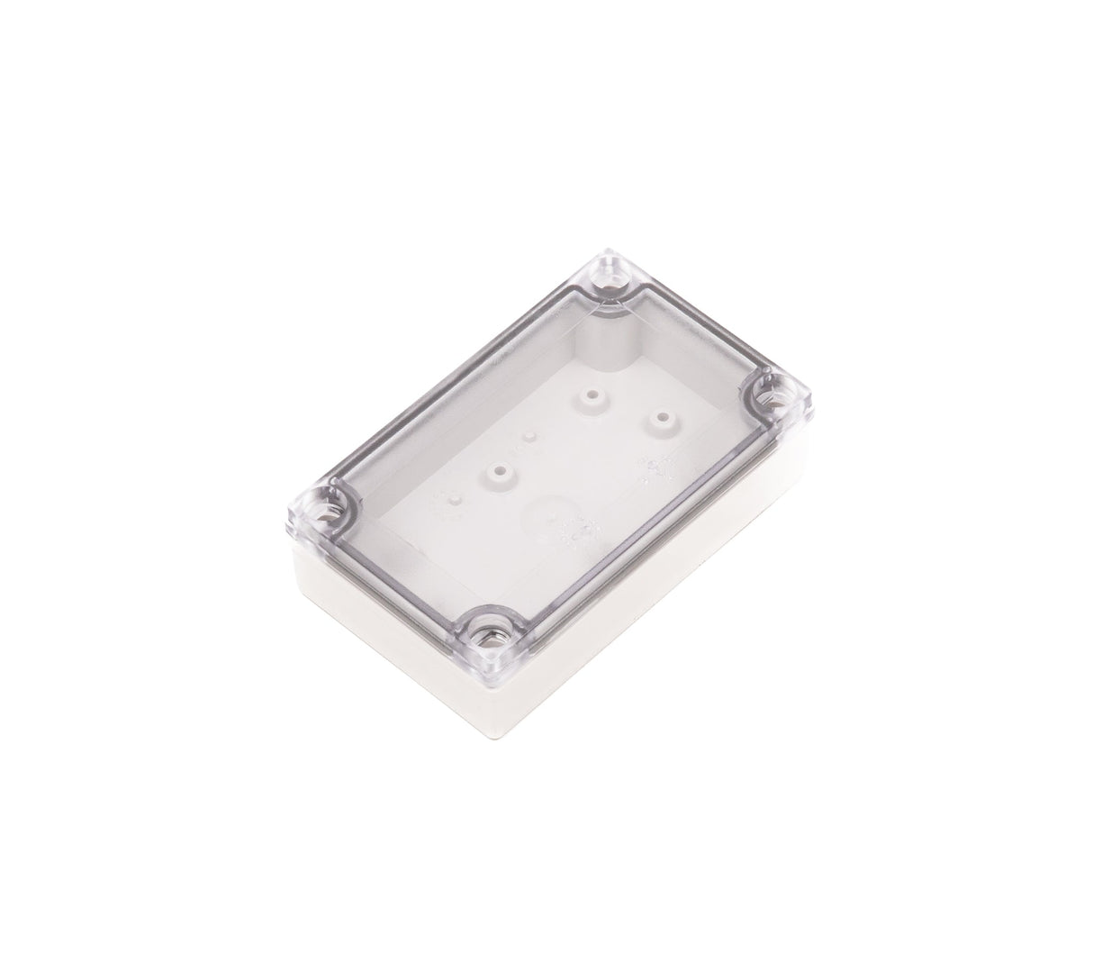 Boxco M - Series 3.15 x 5.12 x 3.35 Inches(80 x 130 x 85mm) Plastic Enclosure, IP67, IK08, ABS, Transparent Cover, Screw Type - BC - ATM - 081308 - powersupplymall.com