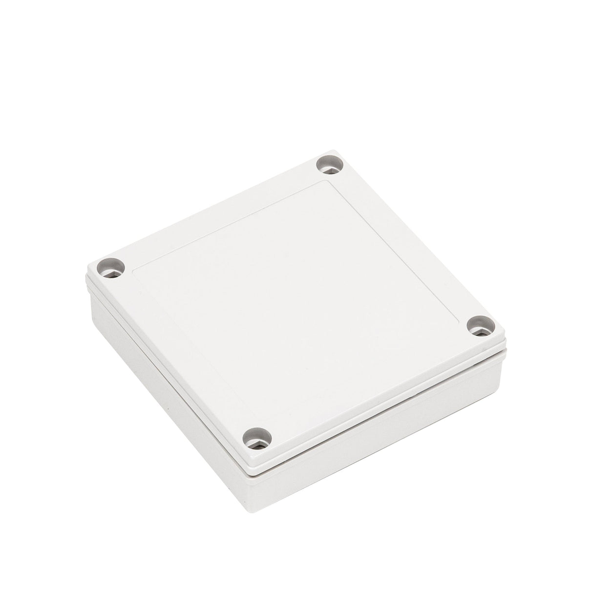 Boxco M - Series 5.12 x 5.12 x 1.38 Inches(130 x 130 x 35mm) Plastic Enclosure, IP67, IK08, PC, Grey Cover, Screw Type - BC - CGM - 131303 - powersupplymall.com