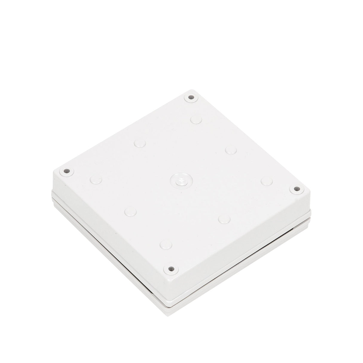 Boxco M - Series 5.12 x 5.12 x 1.38 Inches(130 x 130 x 35mm) Plastic Enclosure, IP67, IK08, PC, Grey Cover, Screw Type - BC - CGM - 131303 - powersupplymall.com