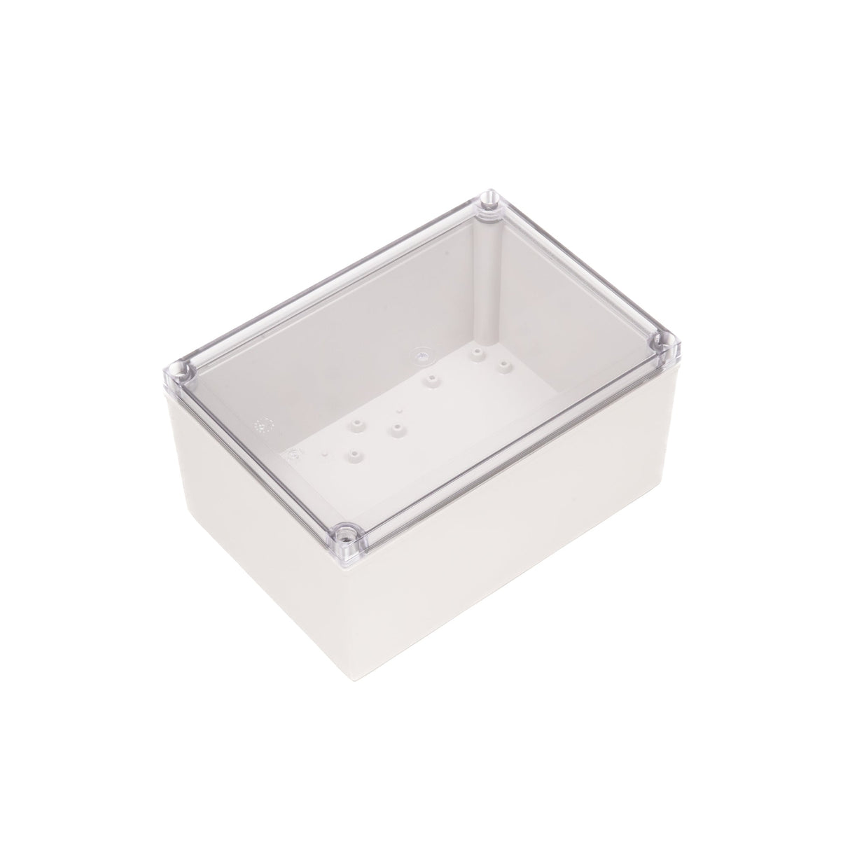 Boxco M - Series 7.09 x 10.04 x 4.92 Inches(180 x 255 x 125mm) Plastic Enclosure, IP67, IK08, PC, Transparent Cover, Screw Type - BC - CTM - 182512 - powersupplymall.com