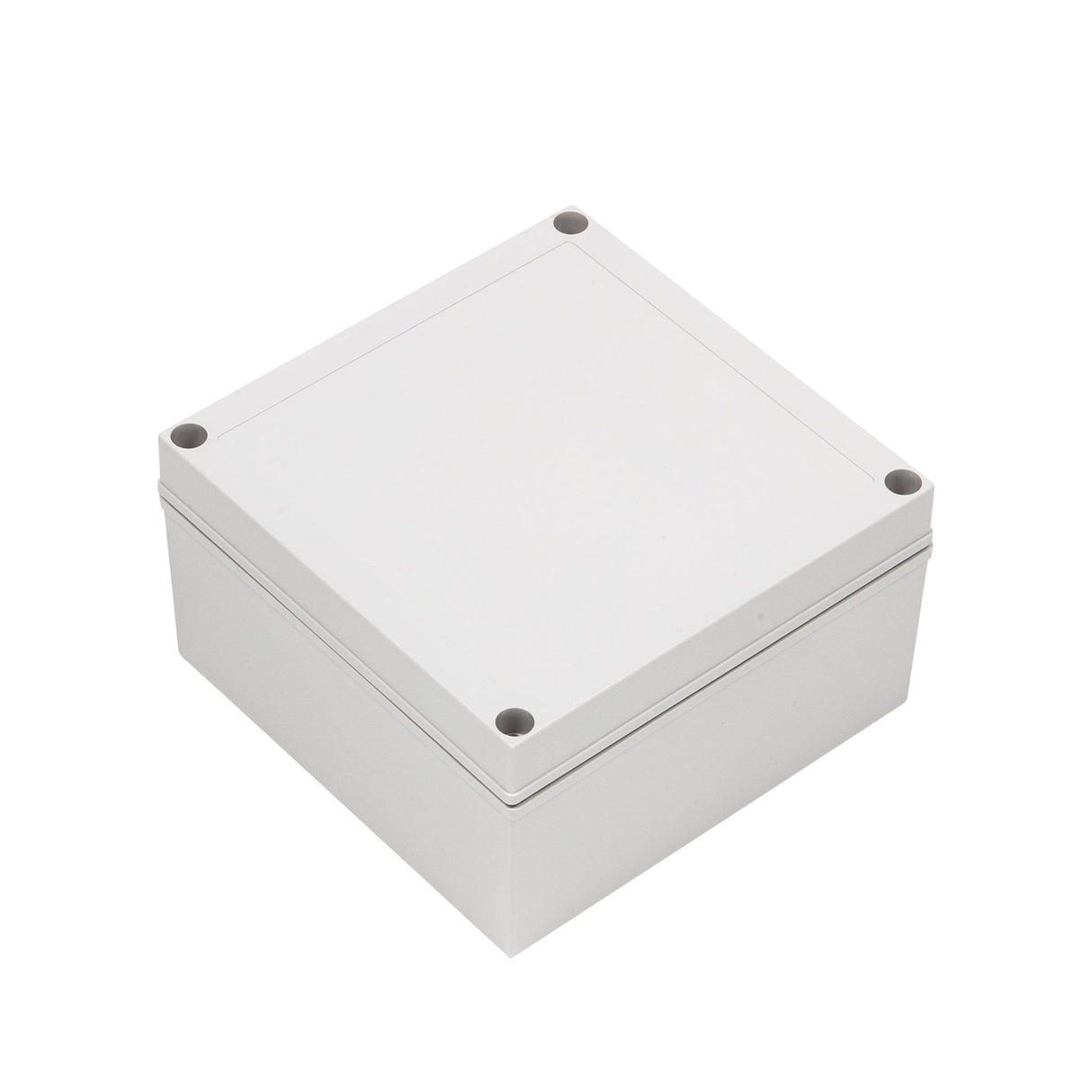 Boxco M - Series 7.09 x 7.09 x 3.94 Inches(180 x 180 x 100mm) Plastic Enclosure, IP67, IK08, PC, Grey Cover, Screw Type - BC-CGM-181810 - powersupplymall.com