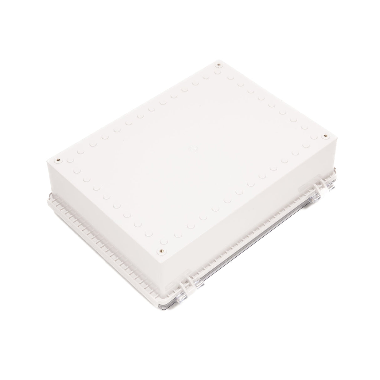 Boxco P - Series 11.81 x 15.75 x 4.72 Inches(300 x 400 x 120mm) Plastic Enclosure, IP67, IK08, ABS, Transparent Cover, Molded Hinge and Latch Type - BC - ATP - 304012 - powersupplymall.com