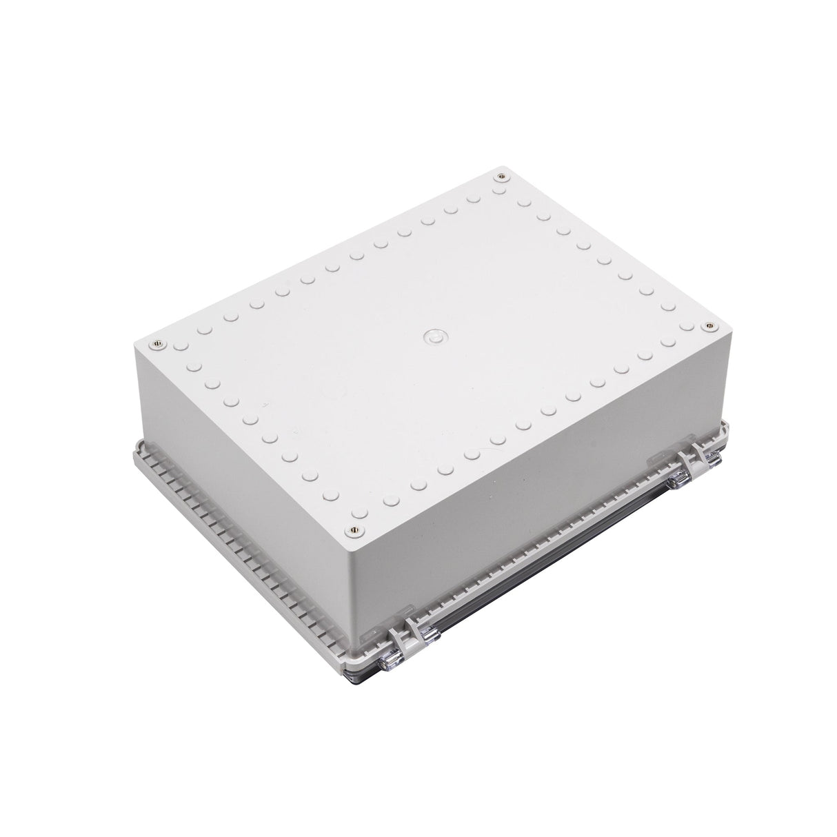 Boxco P - Series 11.81 x 15.75 x 5.91 Inches(300 x 400 x 150mm) Plastic Enclosure, IP67, IK08, ABS, Transparent Cover, Molded Hinge and Latch Type - BC-ATP-304015 - powersupplymall.com