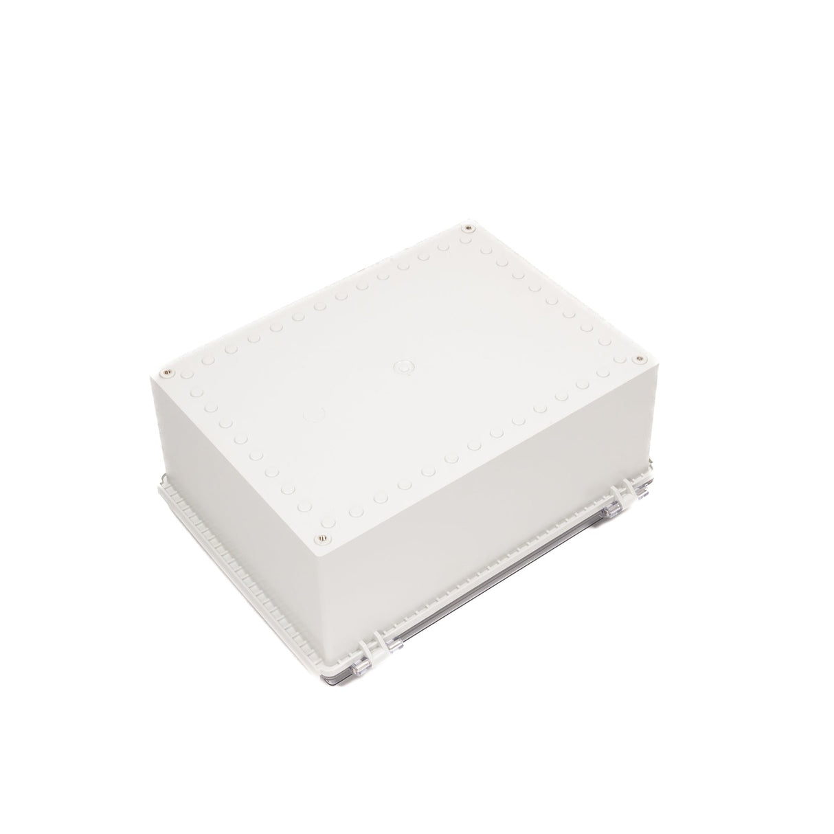 Boxco P - Series 11.81 x 15.75 x 7.09 Inches(300 x 400 x 180mm) Plastic Enclosure, IP67, IK08, ABS, Transparent Cover, Molded Hinge and Latch Type - BC - ATP - 304018 - powersupplymall.com