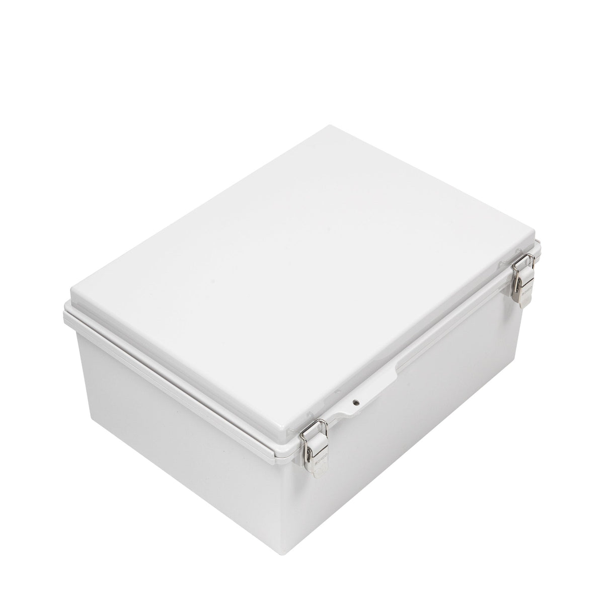 Boxco P - Series 11.81 x 15.75 x 7.09 Inches(300 x 400 x 180mm) Plastic Enclosure, IP67, IK08, PC, Grey Cover, Molded Hinge and Latch Type - BC-CGP-304018 - powersupplymall.com